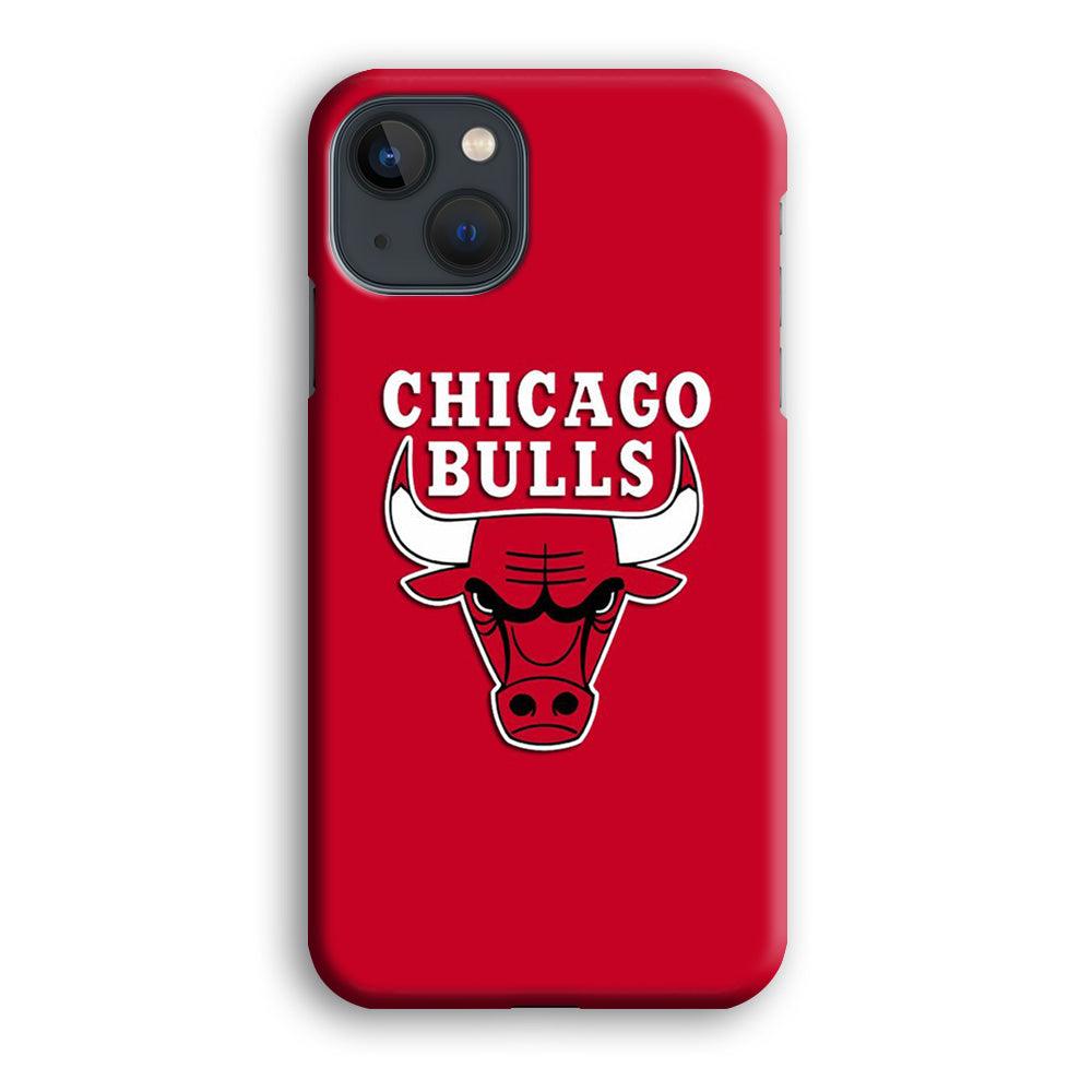 NBA Chicago Bulls Basketball 001 iPhone 13 Case-Plastic / Full Wrap (3D Case)-Xtracase