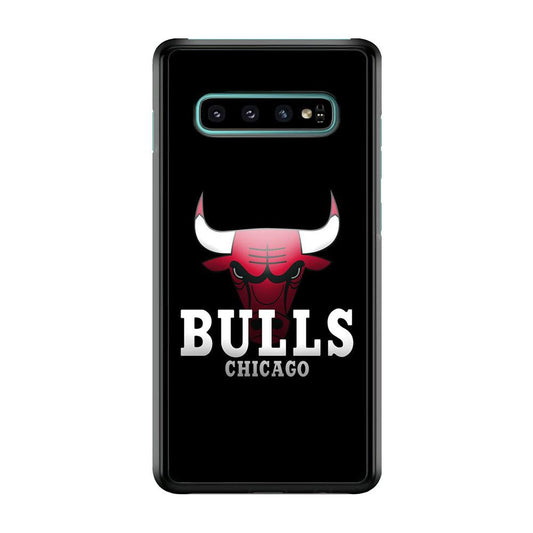 NBA Chicago Bulls Basketball 002 Samsung Galaxy S10 Case-Plastic / Full Wrap (3D Case)-Xtracase