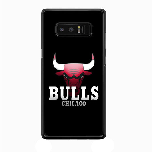 NBA Chicago Bulls Basketball 002 Samsung Galaxy Note 8 Case-Plastic / Full Wrap (3D Case)-Xtracase