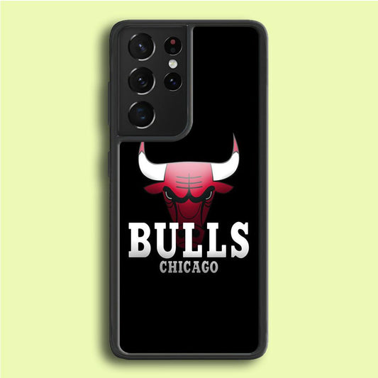 NBA Chicago Bulls Basketball 002 Samsung Galaxy S21 Ultra Case-Plastic / Full Wrap (3D Case)-Xtracase