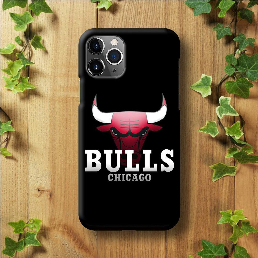 NBA Chicago Bulls Basketball 002 iPhone 11 Pro Max Case-Plastic / Full Wrap (3D Case)-Xtracase