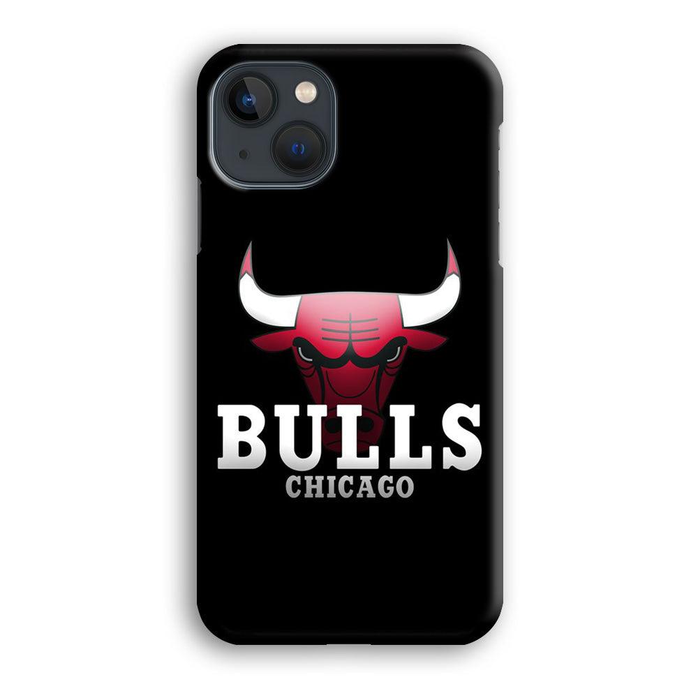 NBA Chicago Bulls Basketball 002 iPhone 13 Mini Case-Plastic / Full Wrap (3D Case)-Xtracase