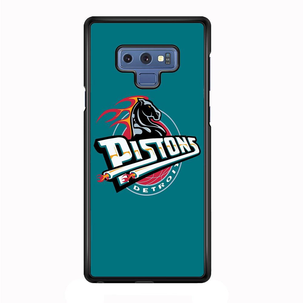 NBA Detroit Pistons Basketball 001 Samsung Galaxy Note 9 Case-Plastic / Full Wrap (3D Case)-Xtracase