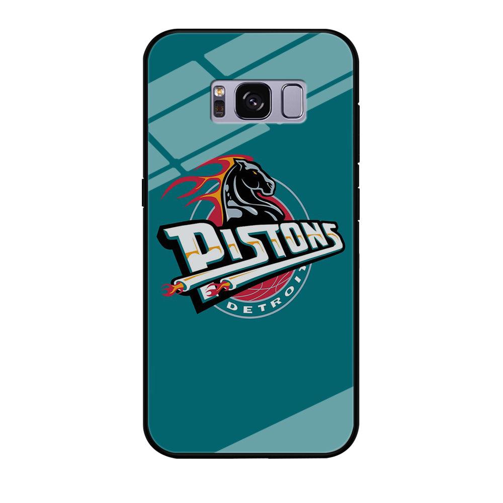 NBA Detroit Pistons Basketball 001 Samsung Galaxy S8 Plus Case-Tempered Glass Case-Xtracase