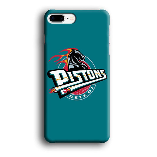 NBA Detroit Pistons Basketball 001 iPhone 7 Plus Case-Plastic / Full Wrap (3D Case)-Xtracase