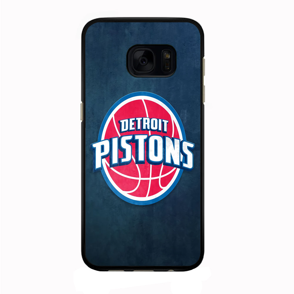 NBA Detroit Pistons Basketball 002 Samsung Galaxy S7 Edge Case