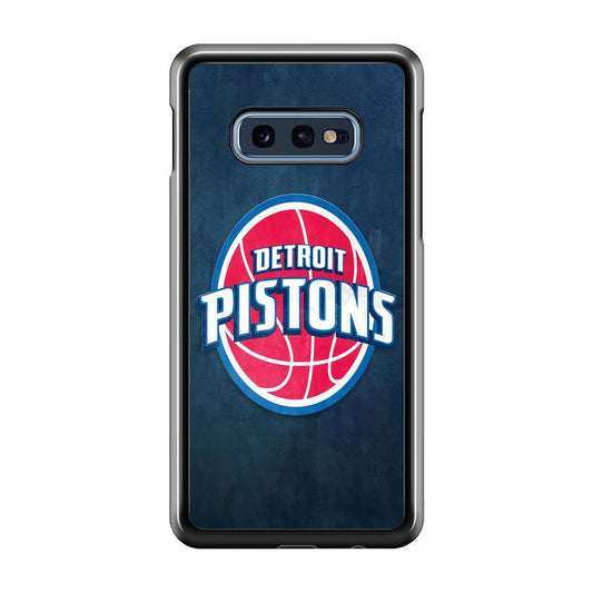 NBA Detroit Pistons Basketball 002 Samsung Galaxy S10E Case-Plastic / Full Wrap (3D Case)-Xtracase