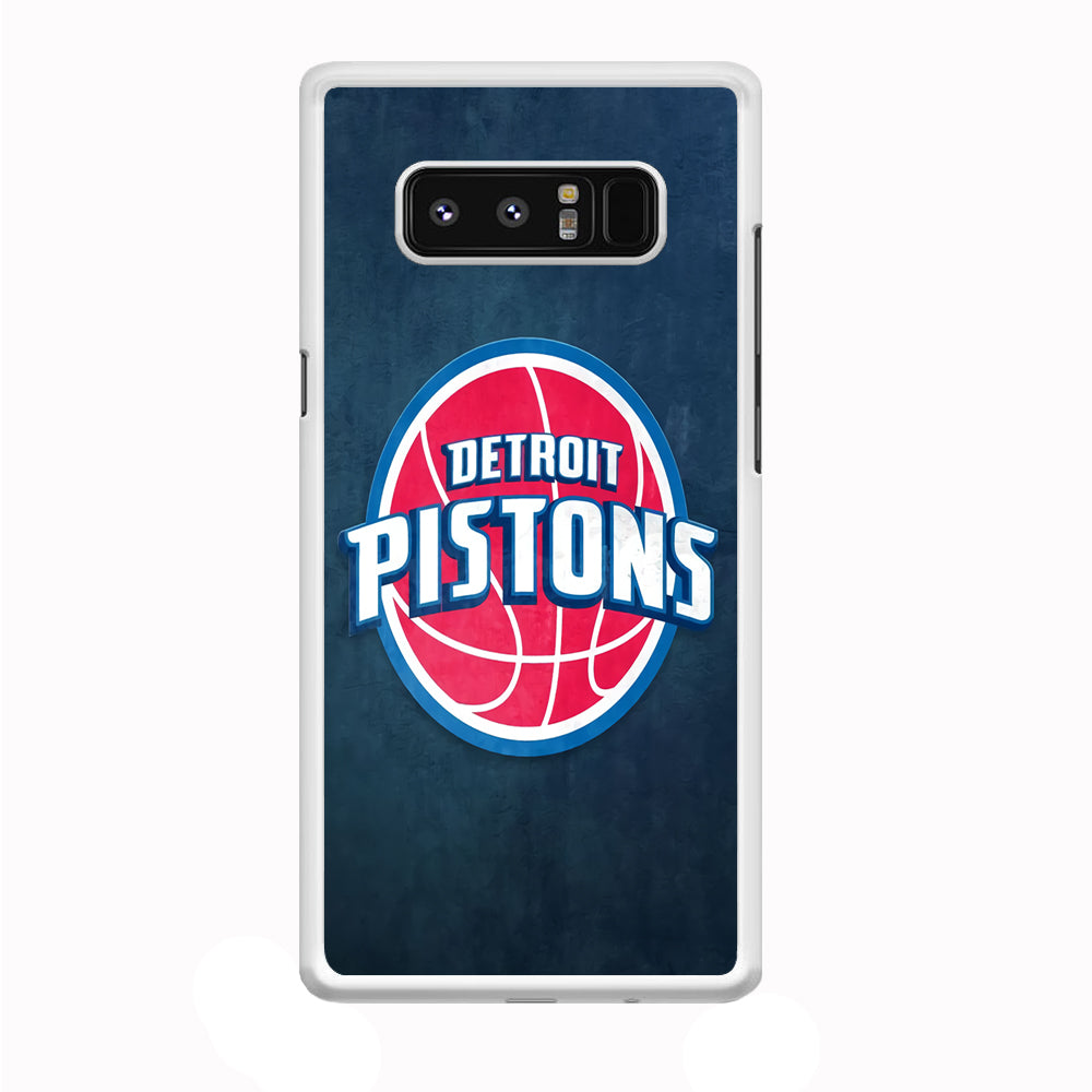 NBA Detroit Pistons Basketball 002 Samsung Galaxy Note 8 Case
