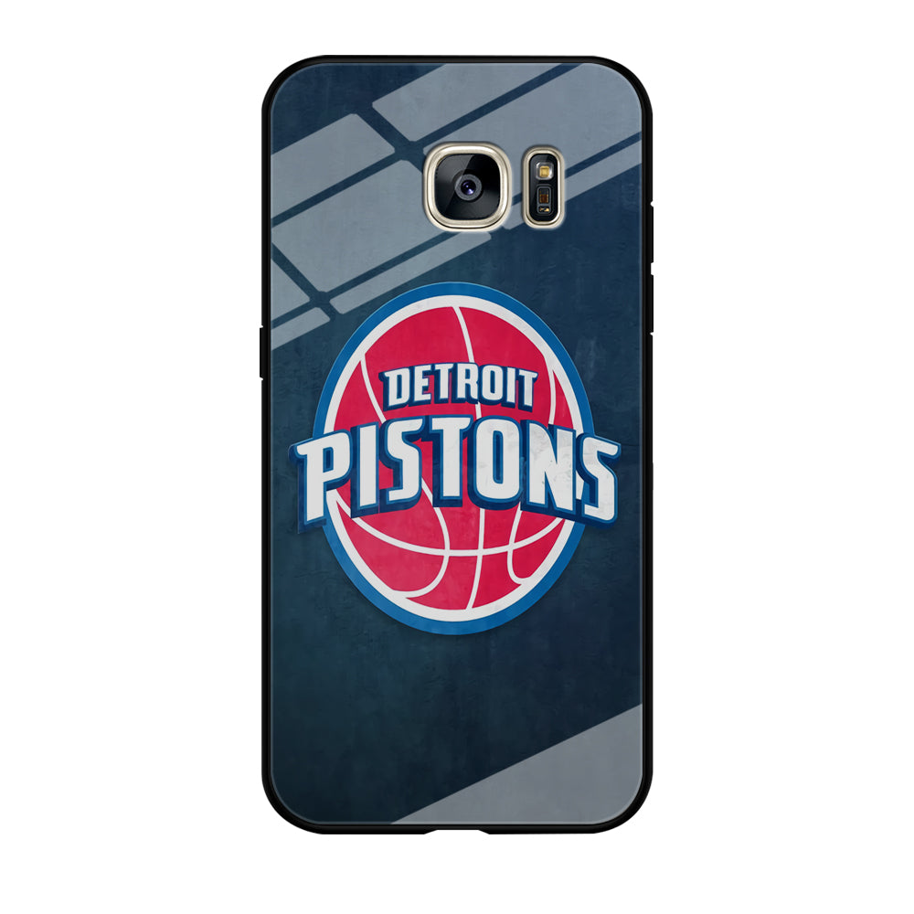 NBA Detroit Pistons Basketball 002 Samsung Galaxy S7 Edge Case