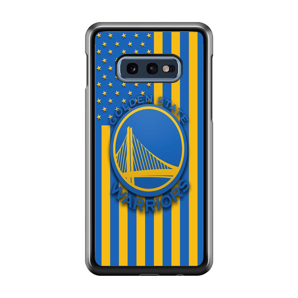 NBA Golden State Warriors Basketball 001 Samsung Galaxy S10E Case-Plastic / Full Wrap (3D Case)-Xtracase