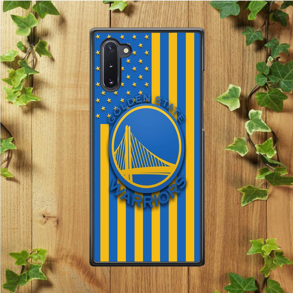 NBA Golden State Warriors Basketball 001 Samsung Galaxy Note 10 Case-Plastic / Full Wrap (3D Case)-Xtracase