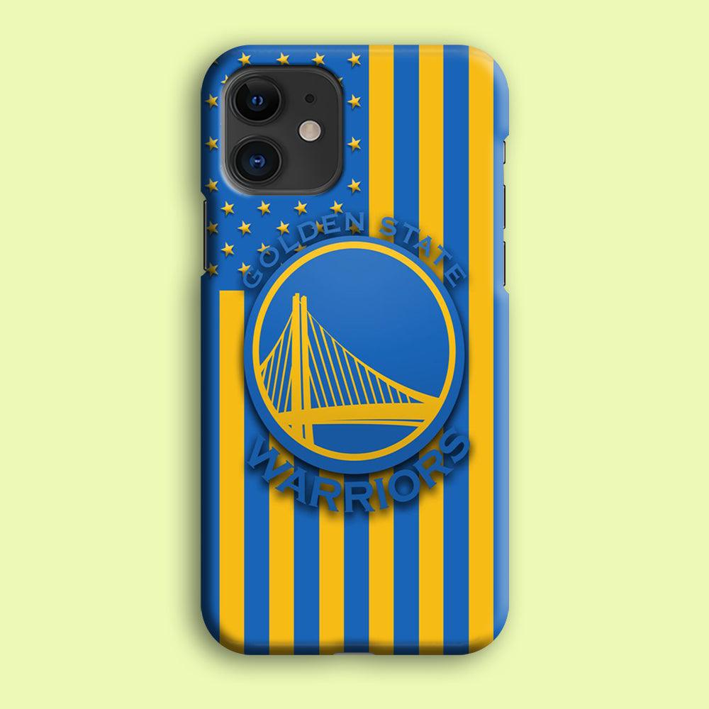NBA Golden State Warriors Basketball 001 iPhone 12 Mini Case-Plastic / Full Wrap (3D Case)-Xtracase