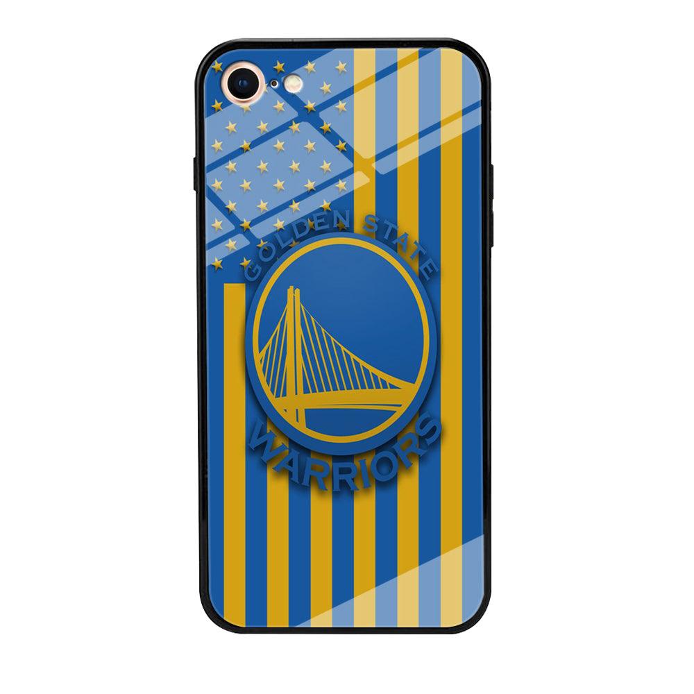 NBA Golden State Warriors Basketball 001 iPhone 8 Case-Tempered Glass Case-Xtracase