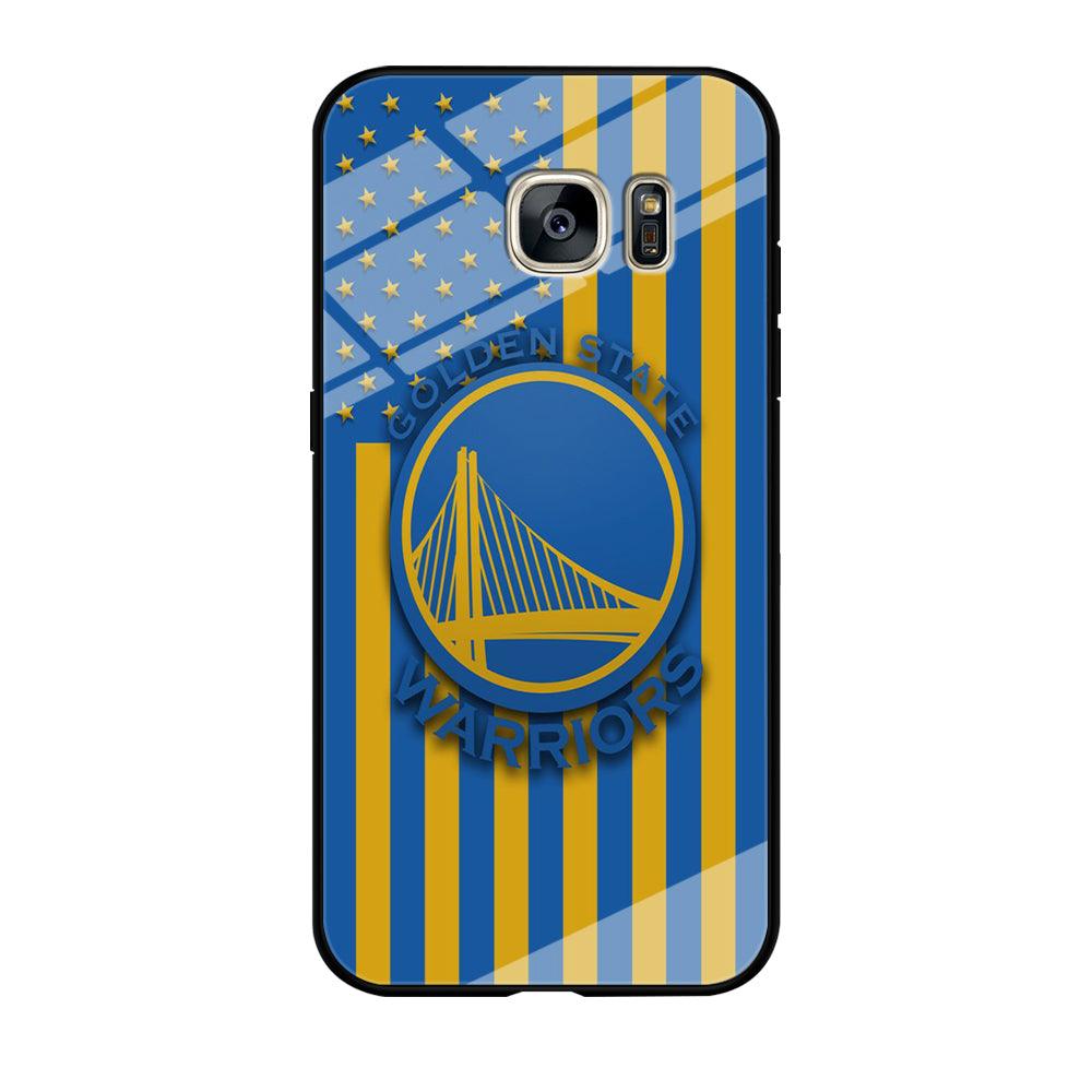 NBA Golden State Warriors Basketball 001 Samsung Galaxy S7 Edge Case-Tempered Glass Case-Xtracase