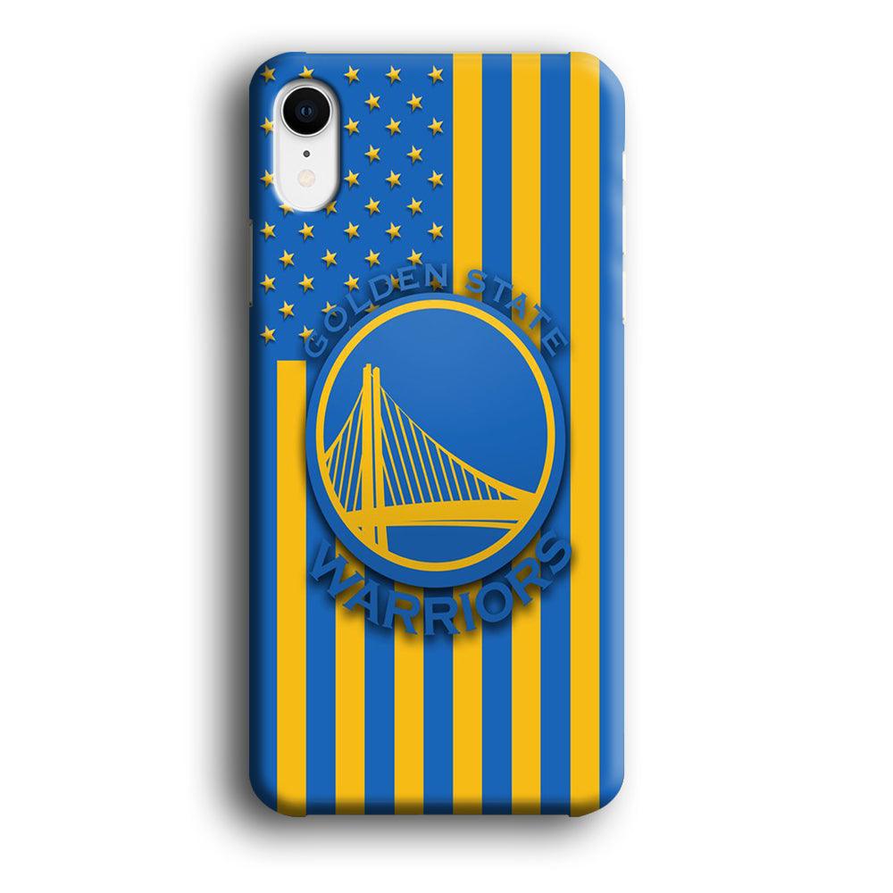 NBA Golden State Warriors Basketball 001 iPhone XR Case-Plastic / Full Wrap (3D Case)-Xtracase