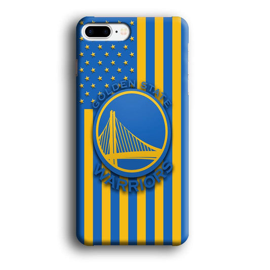 NBA Golden State Warriors Basketball 001 iPhone 8 Plus Case-Plastic / Full Wrap (3D Case)-Xtracase