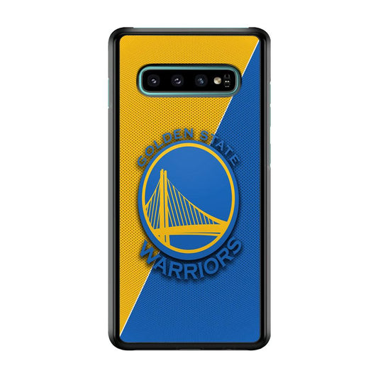 NBA Golden State Warriors Basketball 002 Samsung Galaxy S10 Case-Plastic / Full Wrap (3D Case)-Xtracase