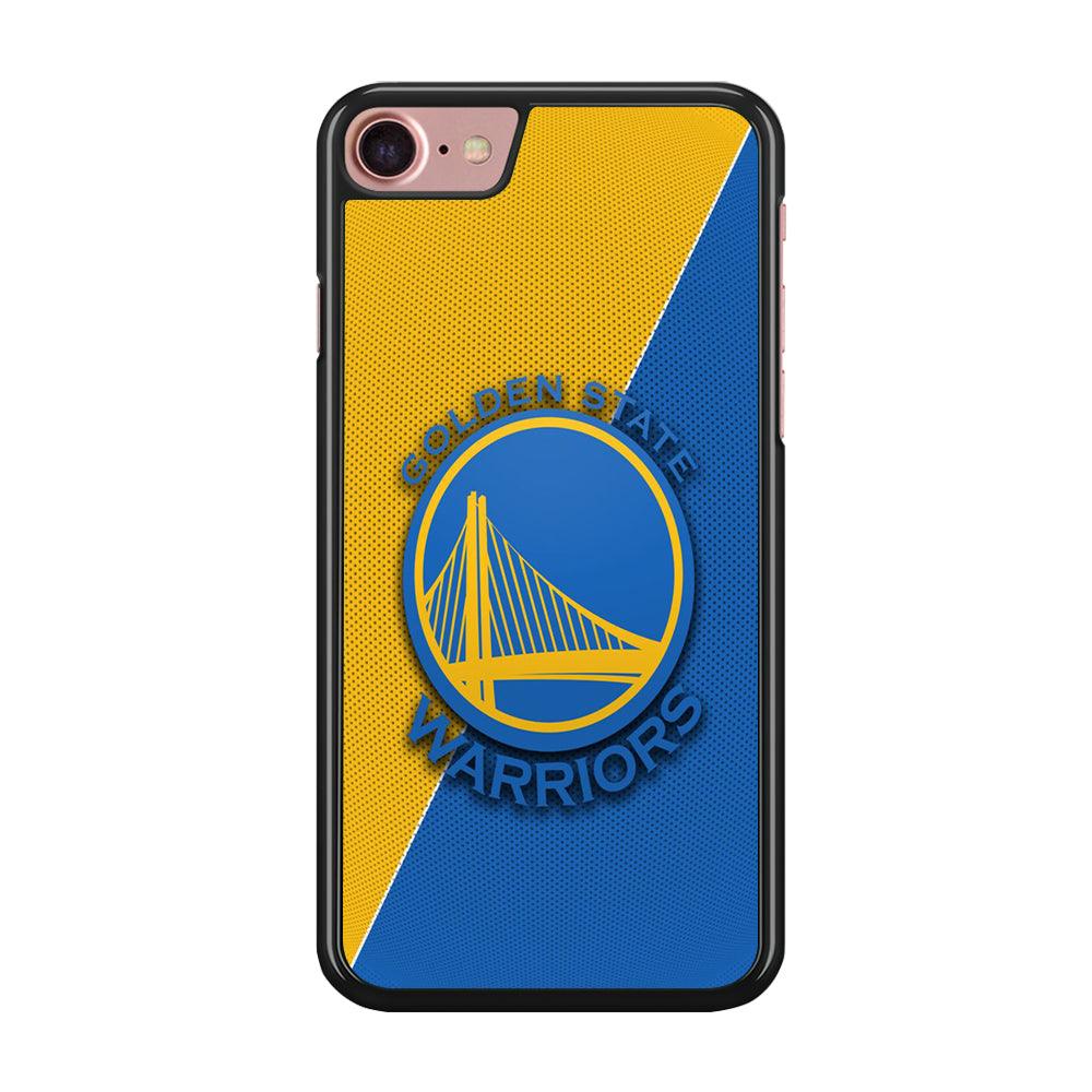 NBA Golden State Warriors Basketball 002 iPhone SE 2020 Case-Rubber / Black (2D Case)-Xtracase