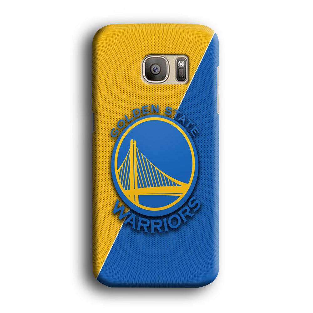 NBA Golden State Warriors Basketball 002 Samsung Galaxy S7 Edge Case-Plastic / Full Wrap (3D Case)-Xtracase