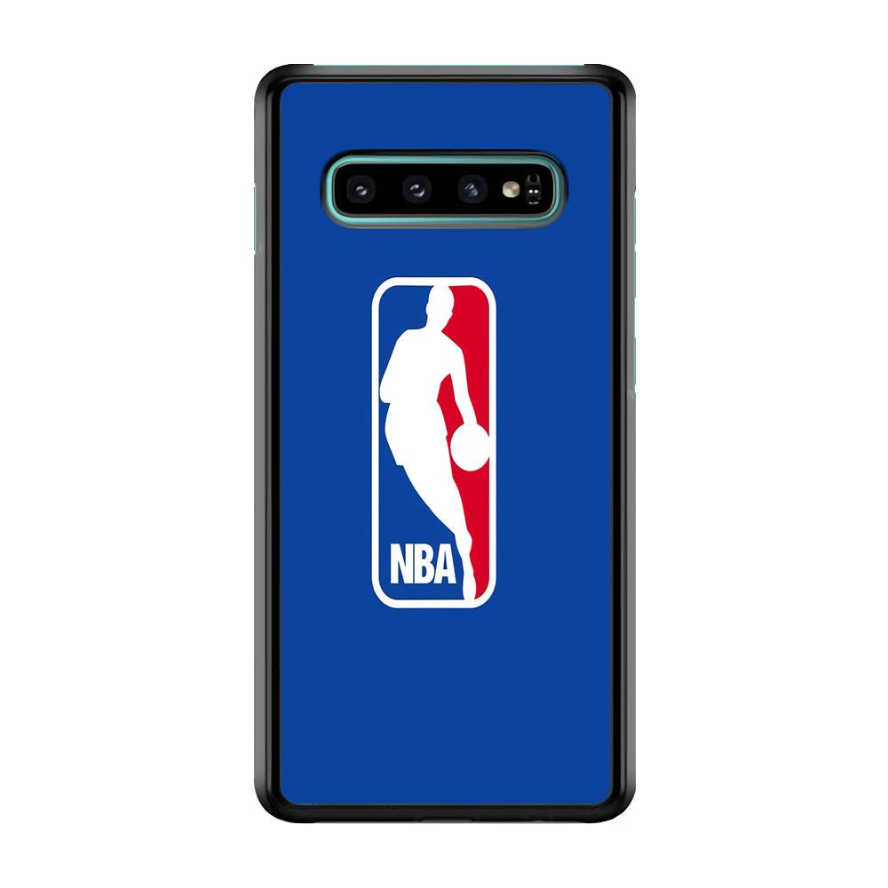 NBA Logo Samsung Galaxy S10 Case-Plastic / Full Wrap (3D Case)-Xtracase