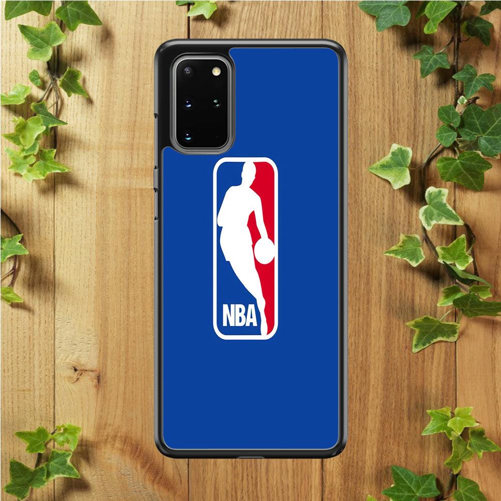 NBA Logo Samsung Galaxy S20 Plus Case-Rubber / Black (2D Case)-Xtracase