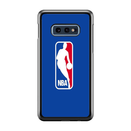 NBA Logo Samsung Galaxy S10E Case-Plastic / Full Wrap (3D Case)-Xtracase