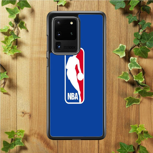 NBA Logo Samsung Galaxy S20 Ultra Case-Plastic / Full Wrap (3D Case)-Xtracase