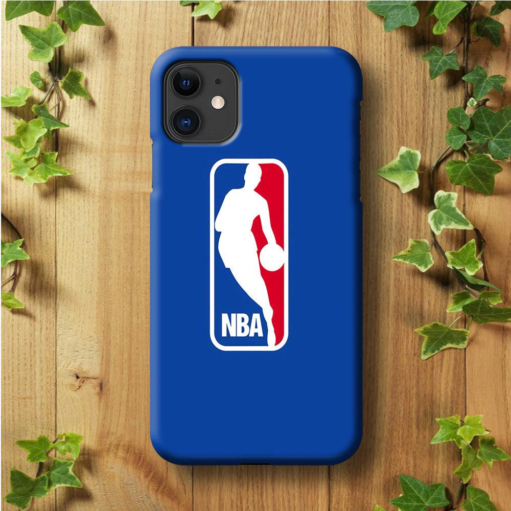 NBA Logo iPhone 11 Case-Plastic / Full Wrap (3D Case)-Xtracase
