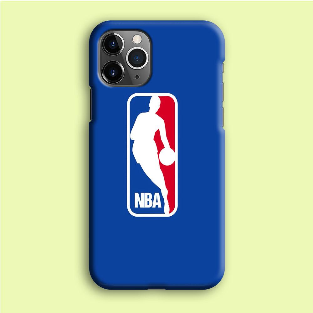 NBA Logo iPhone 12 Pro Case-Plastic / Full Wrap (3D Case)-Xtracase