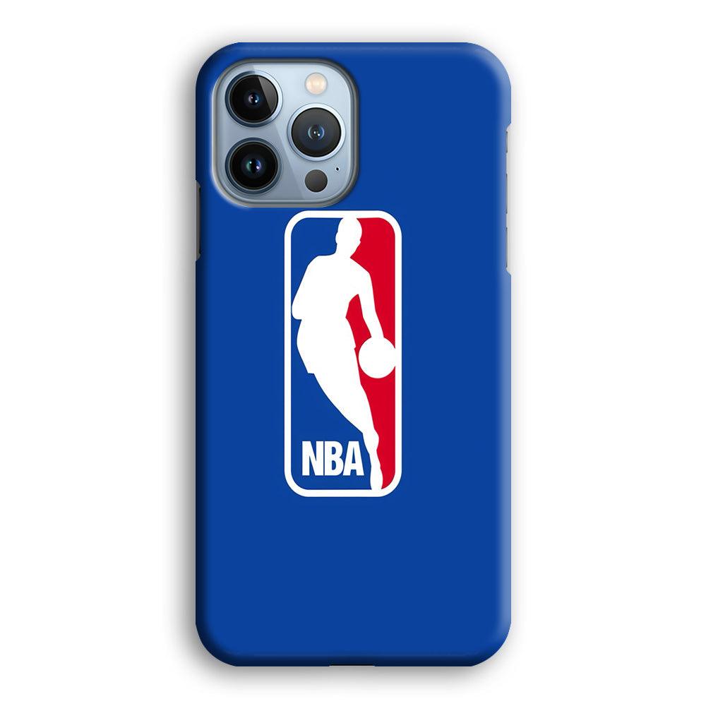 NBA Logo iPhone 13 Pro Case-Plastic / Full Wrap (3D Case)-Xtracase