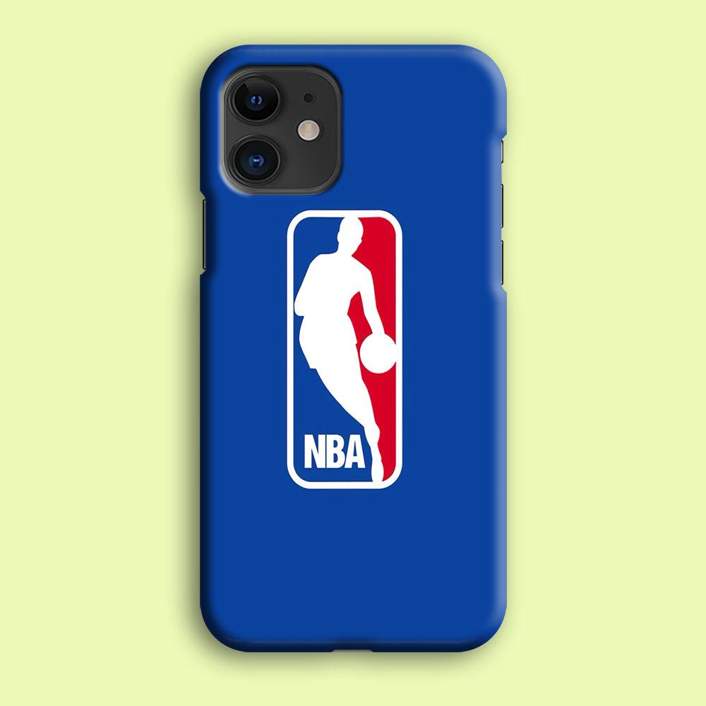 NBA Logo iPhone 12 Mini Case-Plastic / Full Wrap (3D Case)-Xtracase