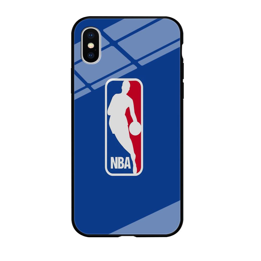 NBA Logo iPhone Xs Max Case-Tempered Glass Case-Xtracase