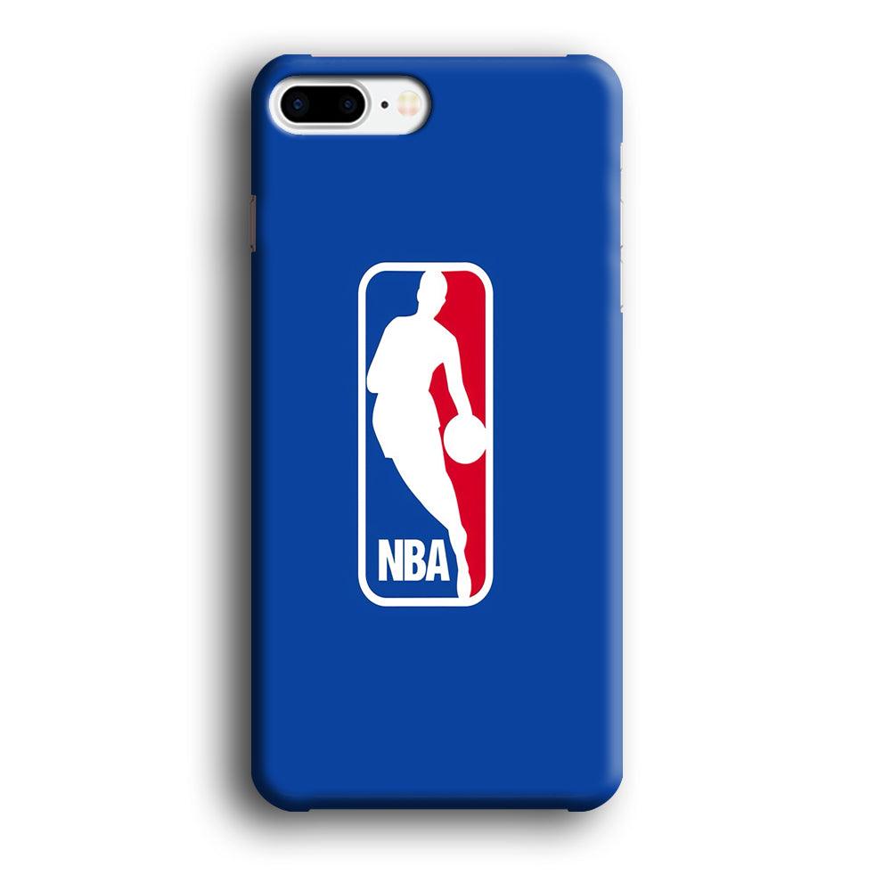 NBA Logo iPhone 8 Plus Case-Plastic / Full Wrap (3D Case)-Xtracase