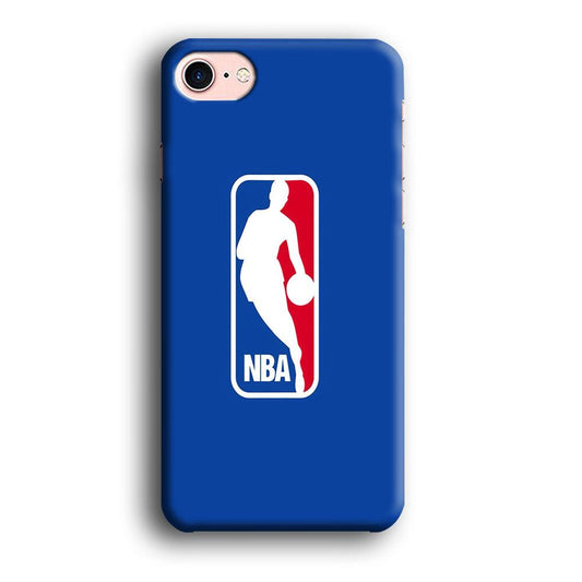 NBA Logo iPhone 8 Case-Plastic / Full Wrap (3D Case)-Xtracase