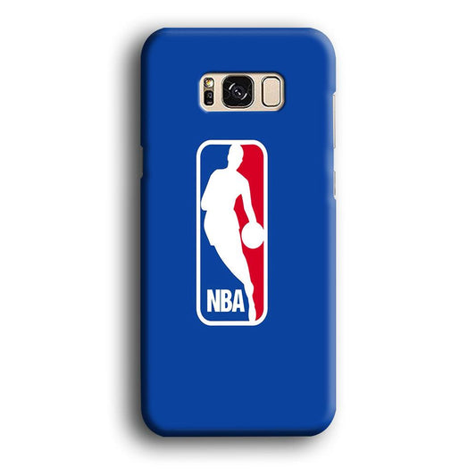 NBA Logo Samsung Galaxy S8 Case-Plastic / Full Wrap (3D Case)-Xtracase