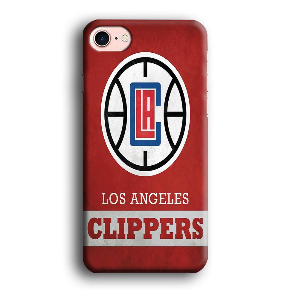 NBA Los Angeles Clippers Basketball 001 iPhone SE 2020 Case-Plastic / Full Wrap (3D Case)-Xtracase