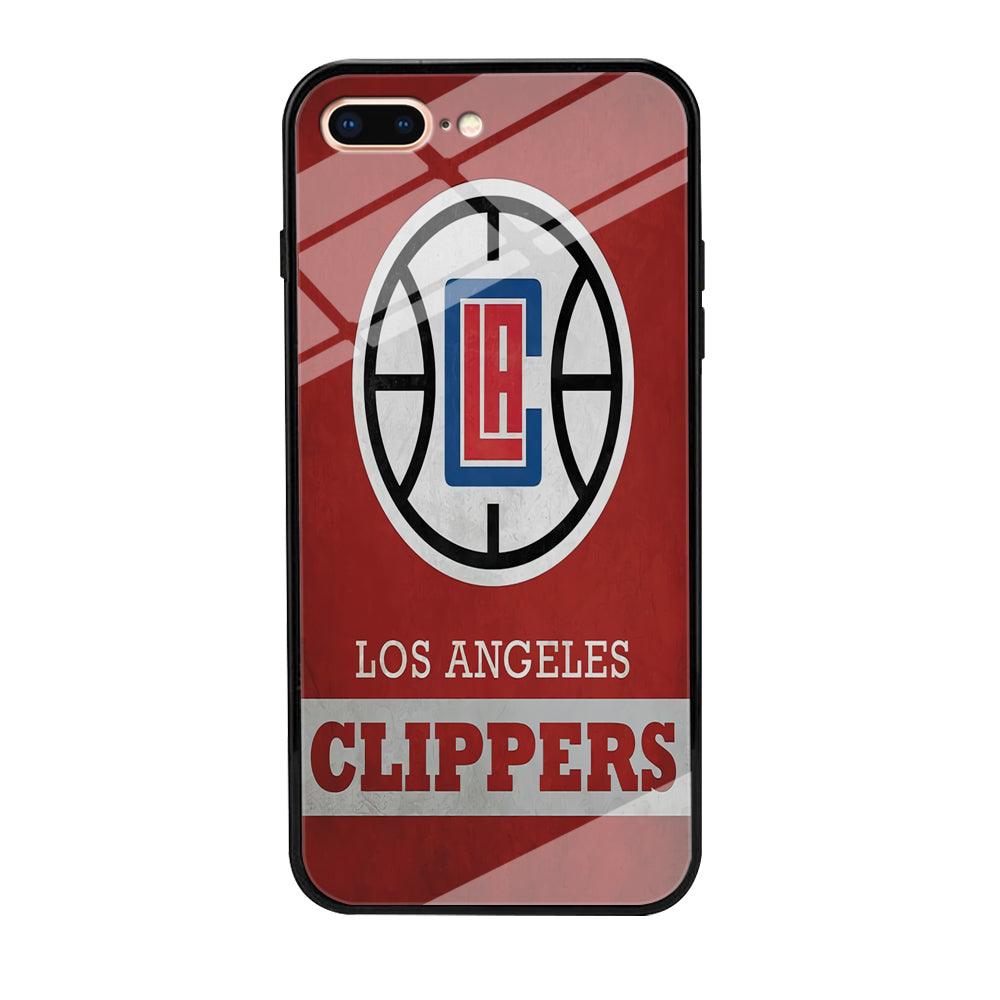 NBA Los Angeles Clippers Basketball 001 iPhone 8 Plus Case-Tempered Glass Case-Xtracase