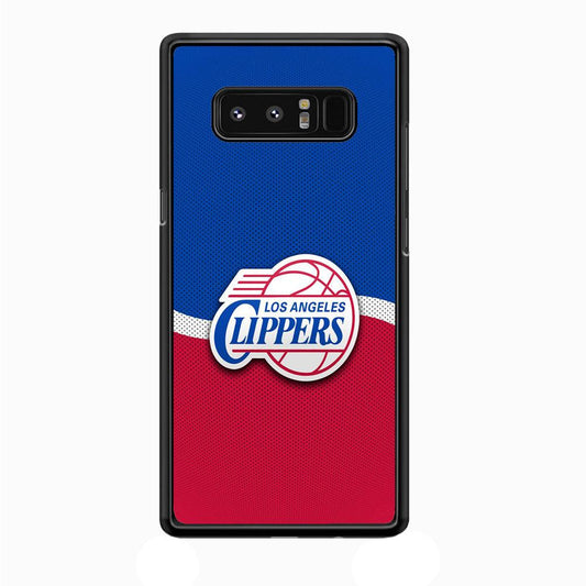 NBA Los Angeles Clippers Basketball 002 Samsung Galaxy Note 8 Case-Plastic / Full Wrap (3D Case)-Xtracase