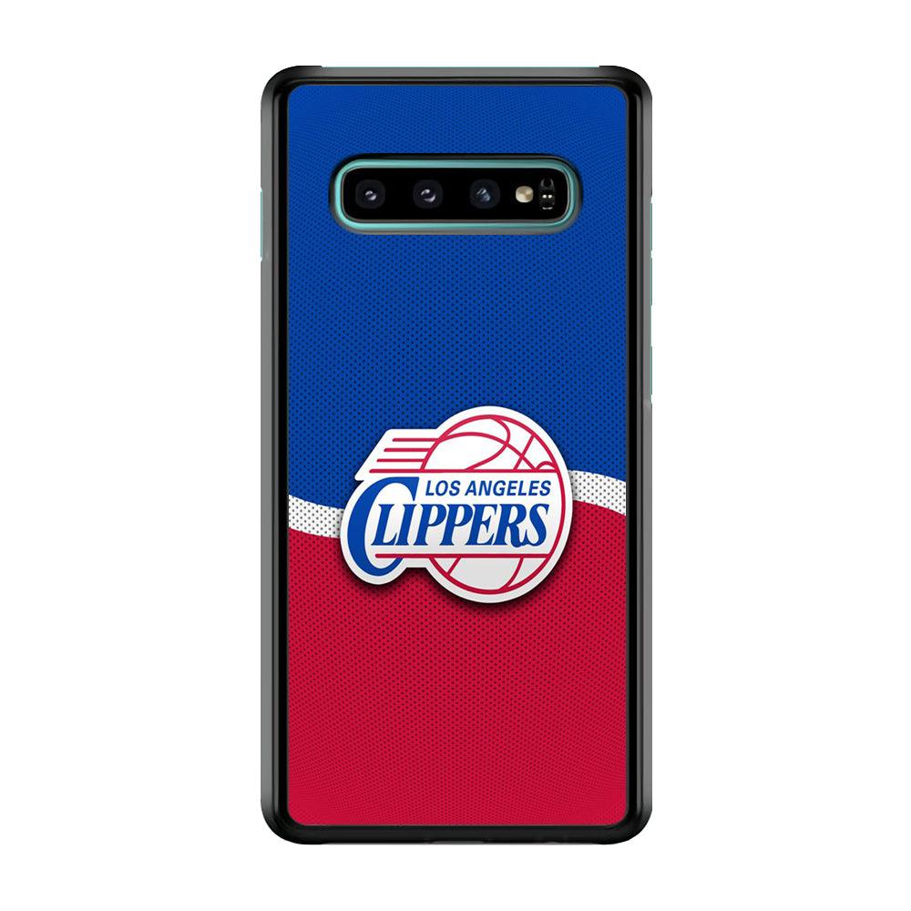 NBA Los Angeles Clippers Basketball 002 Samsung Galaxy S10 Case-Plastic / Full Wrap (3D Case)-Xtracase