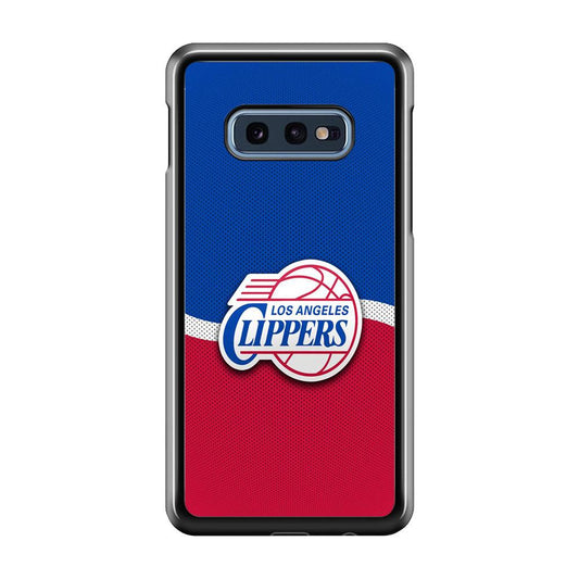 NBA Los Angeles Clippers Basketball 002 Samsung Galaxy S10E Case-Plastic / Full Wrap (3D Case)-Xtracase