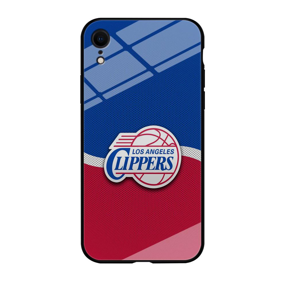 NBA Los Angeles Clippers Basketball 002 iPhone XR Case-Tempered Glass Case-Xtracase