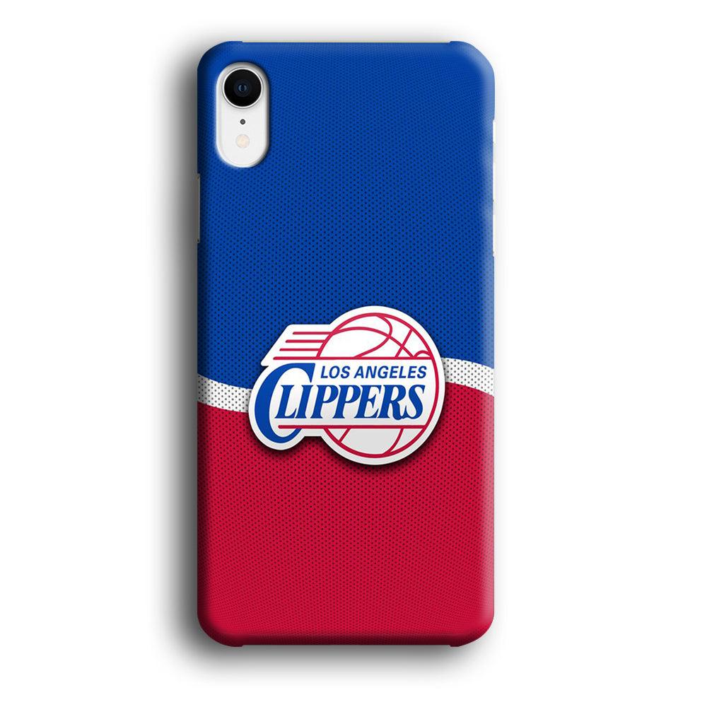 NBA Los Angeles Clippers Basketball 002 iPhone XR Case-Plastic / Full Wrap (3D Case)-Xtracase