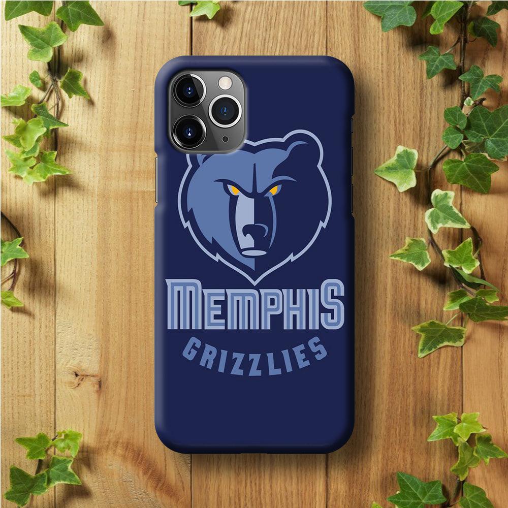 NBA Memphis Grizzlies Basketball 001 iPhone 11 Pro Max Case-Plastic / Full Wrap (3D Case)-Xtracase