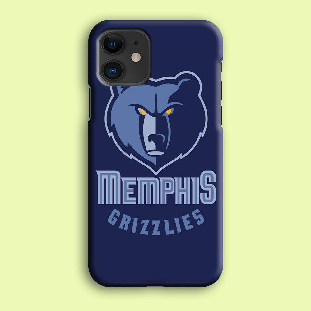 NBA Memphis Grizzlies Basketball 001 iPhone 12 Case-Plastic / Full Wrap (3D Case)-Xtracase