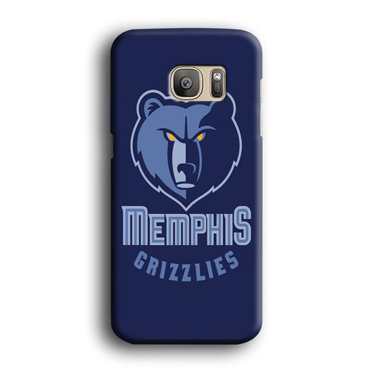 NBA Memphis Grizzlies Basketball 001 Samsung Galaxy S7 Edge Case-Plastic / Full Wrap (3D Case)-Xtracase