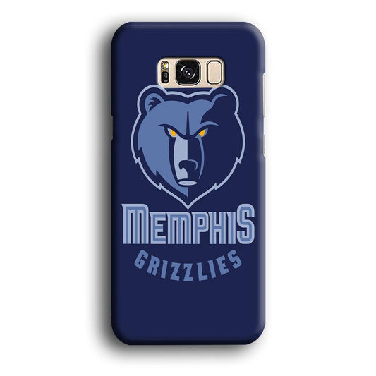 NBA Memphis Grizzlies Basketball 001 Samsung Galaxy S8 Case-Plastic / Full Wrap (3D Case)-Xtracase