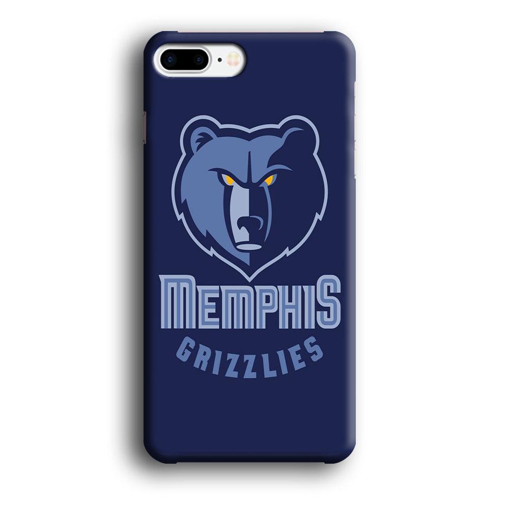 NBA Memphis Grizzlies Basketball 001 iPhone 8 Plus Case-Plastic / Full Wrap (3D Case)-Xtracase