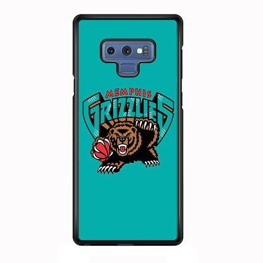 NBA Memphis Grizzlies Basketball 002 Samsung Galaxy Note 9 Case-Plastic / Full Wrap (3D Case)-Xtracase