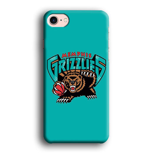 NBA Memphis Grizzlies Basketball 002 iPhone SE 2020 Case-Plastic / Full Wrap (3D Case)-Xtracase
