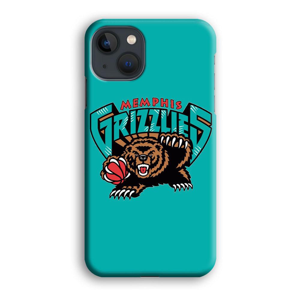 NBA Memphis Grizzlies Basketball 002 iPhone 13 Mini Case-Plastic / Full Wrap (3D Case)-Xtracase